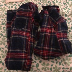 Flannel pajamas from Uniqlo
